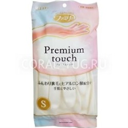 Перчатки ST Family для хозработ Premium touch с гиалуроновой кислотой размер S  белые 1 пара  0