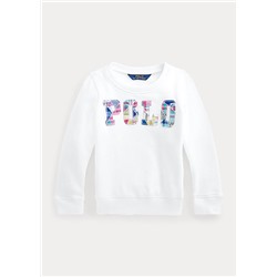 Girls 2-6x Logo Cotton Fleece Sweatshirt