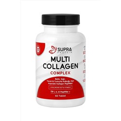 Supra Protein Multi Collagen Complex 60 Tablet- 5 Tip Kolajen Karışımı + Hyaluronik Asit & Vitamin C SPMCC20211