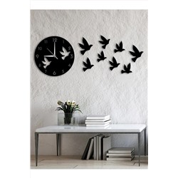 PROSCREEN Kuş Tasarımlı Modern Dekoratif Ahşap Duvar 434235523