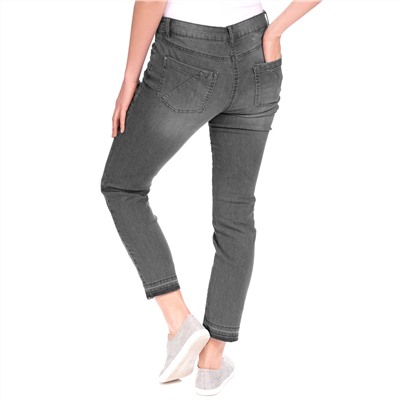 Damen Slim-Jeans mit Paillettendetails