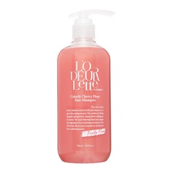 L'ODEURLETTE IN ENGLAND COLOR FIT CHERRY FLEUR HAIR SHAMPOO Парфюмированный шампунь для волос c ароматом цветка вишни 500мл