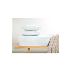 English Home Novella Premium Soft Cotton Tek Kişilik Lastikli Çarşaf Tkm 100x200 Cm Beyaz TYC00739483847