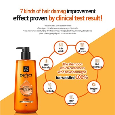 Питательный шампунь для поврежденных волос Mise en scene Perfect serum original shampoo 680 мл
