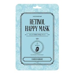 KOCOSTAR RETINOL HAPPY MASK Антивозрастная маска для лица с ретинолом 23мл