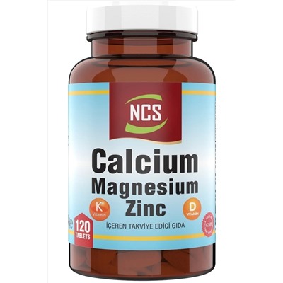 Ncs ® Calcium Magnesium Çinko D&k (kalsiyum Magnezyum Çinko) 120 Tablet ncscalcium120