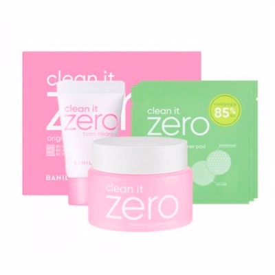 Набор очищающих средств для кожи лица Banila Со. Clean It Zero Cleansing Balm Original 3 Step Set ( бальзам, пенка, пэды)