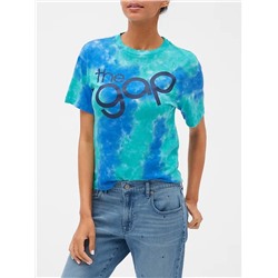 Gap 50th Anniversary Logo Tie-Dye Crewneck T-Shirt