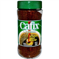 Cafix, Полностью натуральный быстрорастворимый сухой напиток, Без кофеина, 7,05 унций (200 г)