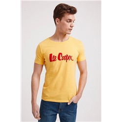 Lee Cooper Erkek Londonlogo O Yaka T-Shirt Sari 202 LCM 242011