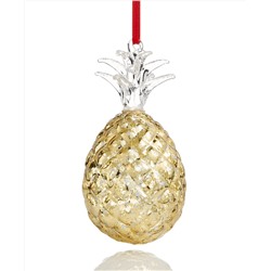 Holiday Lane Hawaii Gold Pineapple Ornament Created for Macy's