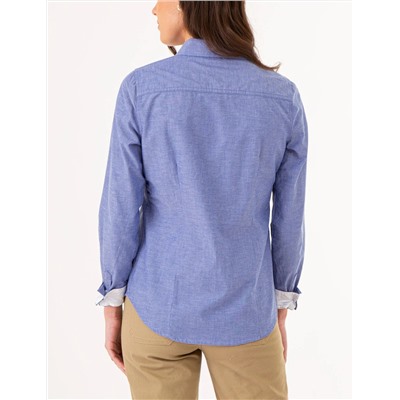 LONG SLEEVE SOLID STRETCH OXFORD SHIRT