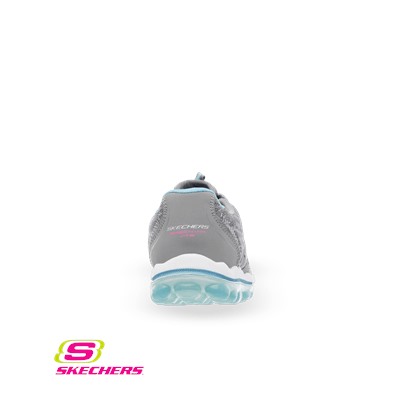 Skechers Lite SkechAir Athletic Gray/Blue Nursing Shoe