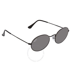 RAY-BANGrey, Green Oval Unisex Sunglasses