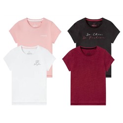 PEPPERTS® T-Shirts Mädchen, 2 Stück, mit seitlichem Schlitz