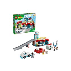 LEGO ® DUPLO® Otopark ve Oto Yıkama 10948 - Küçük Çocuklar için Oyuncak Yapım Seti (112 Parça) RS-L-10948