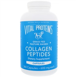 Vital Proteins, Collagen Peptides, 600 mg , 360 Capsules