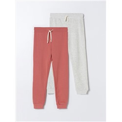 PACK OF 2 BASIC PLUSH TROUSERS