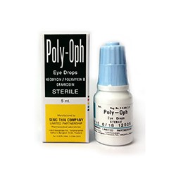 Лечебно-профилактические глазные капли Poly-oph  5 мл / Poly-oph eye drops 5 ml