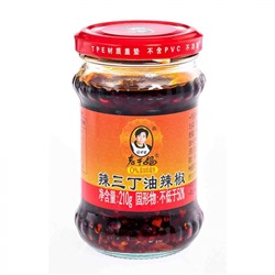 LAO GAN MA Spicy sauce Острый соус с кольраби и арахисом 210г ст/б