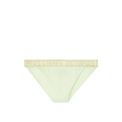 VICTORIA'S SECRET Stretch Cotton Logo High-leg Bikini Panty