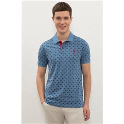 U.S. Polo Assn. Mavi Erkek T-Shirt G081SZ011.000.1269939