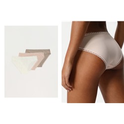 3-PACK OF CLASSIC BRIEFS WITH LACE TRIM