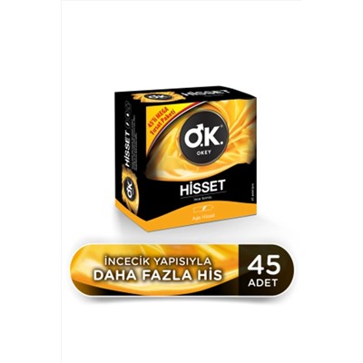Okey Hisset 45'li Prezervatif Avantaj Paketi HİSSET_45