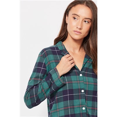 Camisa Azul oscuro y verde