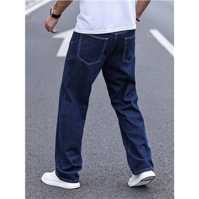 Manfinity Hypemode Men Pocket Straight Leg Jeans