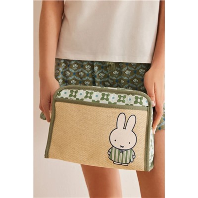 Neceser estampados flores Miffy.