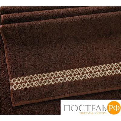 БлсКр58аи350 Блеск коричневый 50*80 махровое полотенце Г/К (Аиша) 350 г Махровые изделия Comfort Life