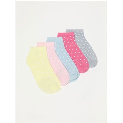 PACK OF 5 PAIRS OF ANKLE SOCKS.