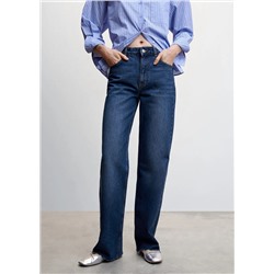 Jeans wideleg tiro medio -  Mujer | MANGO OUTLET España