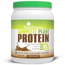 PlantFusion, Полный растительный белок, шоколад, 1 фунт (454 г)