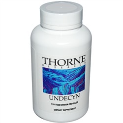 Thorne Research, Ундецин, 120 вегетарианских капсул