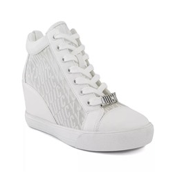 JUICY COUTURE Women's Jorgia Wedge Lace-Up Sneakers