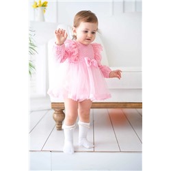 Retro Women Kız Bebek Güpür Gelinlik Özel Gün Doğum Günü Günlük Prenses Elbise okl555665