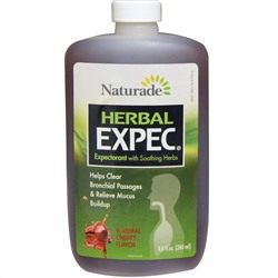 Naturade, Herbal Expec, Природный вкус вишни, 8,8 жидких унций (260 мл)