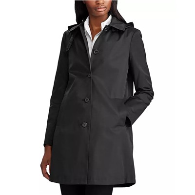 LAUREN RALPH LAUREN Women's Hooded Raincoat, Created for Macy's