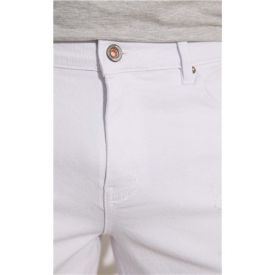 Шорты мужские джинсовые F311-0972 белые