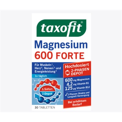Magnesium 600 Forte Depot Tabletten 30St, 51,2 g