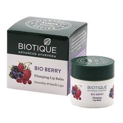 BIOTIQUE Bio berry lip balm Бальзам для губ ягоды 12г