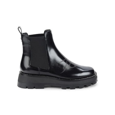 KARL LAGERFELD PARIS Mayde Patent Leather Chelsea Boots