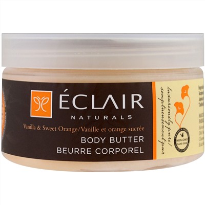 Eclair Naturals, Масло для тела, ваниль и сладкий апельсин, 4 унции (113 г)