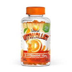 Sana-sol Vitanallet Витамин D 10 мкг Апельсин