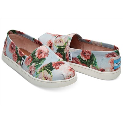 PINK GRAPHIC FLORAL PRINT YOUTH CLASSICS