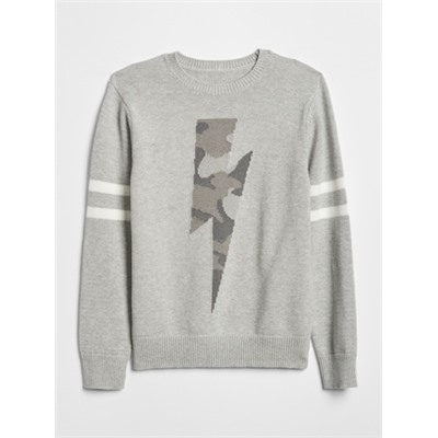 Graphic Crewneck Sweater
