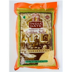 INDIA GATE Indian basmati golden sella rice Индийский золотой рис Басмати 5кг
