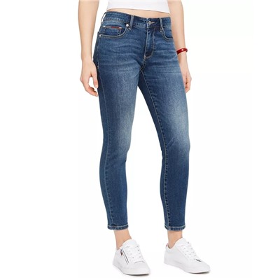 TOMMY JEANS Women's Mid-rise Skinny Ankle Jeans